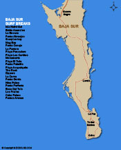List of Southern Baja California surf Breaks
