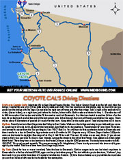 Coyote Cals Map and Driving Directions
