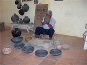 Molding the Black Clay Pottery