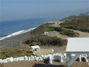 Oceanview campsites at Playa Saldamando 