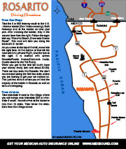 Rosarito Driving Directions