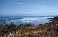 Surfing in Baja